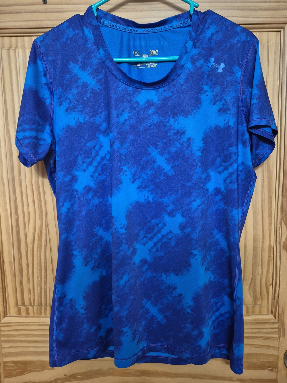 Under Armour Blue Tie-Dye Active Tee